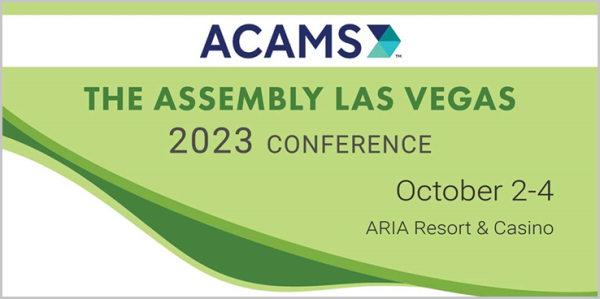 Join Bates Group at ACAMS 2023 - The Assembly Las Vegas