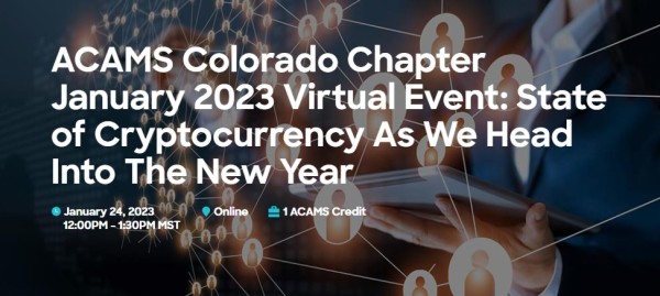 Brandi Reynolds Speaking on Cryptocurrency Webinar - Jan. 24, 2023