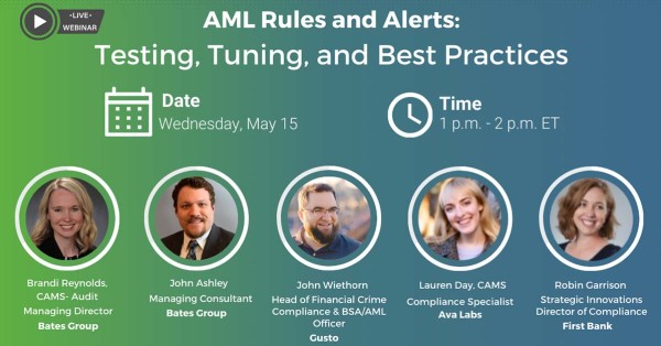 Anti-Money Laundering Rules and Alerts—Testing, Tuning, and Best Practices