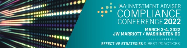 Join Bates at the 2022 IAA Compliance Conference, March 3-4, 2022 in Washington, D.C.