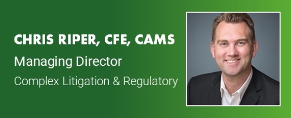 Bates Group Welcomes Chris Riper as Managing Director, Litigation and Regulatory Practice