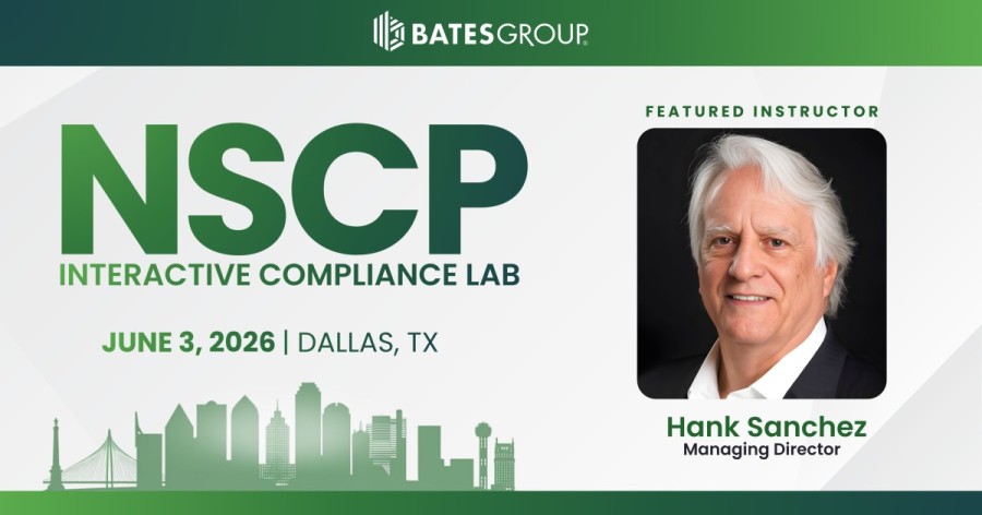 Hank Sanchez in Dallas for the NSCP Interactive Compliance Lab