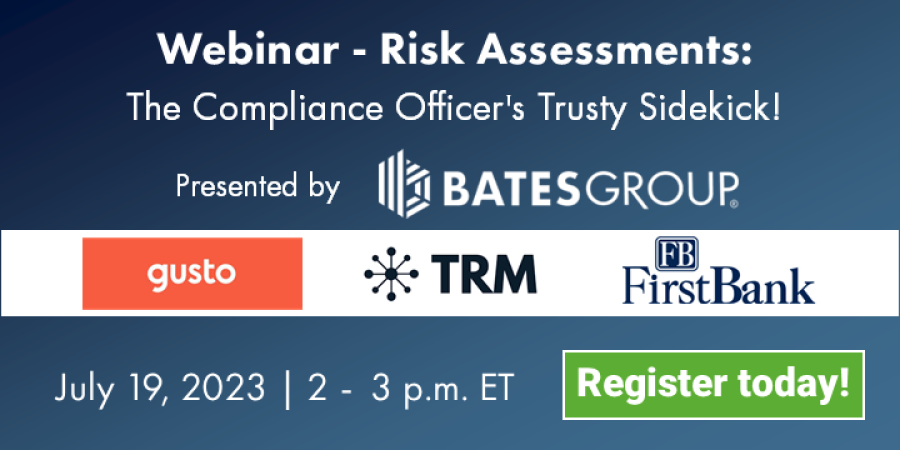 Webinar - Risk Assessments: The Compliance Officer’s Trusty Sidekick!